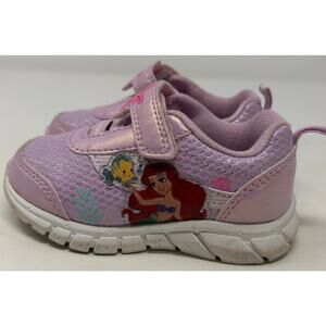 Disney Little Mermaid Pink Purple Light-Up Sneakers